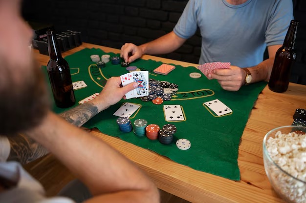 sentana hk Togel Draw live dealer studio with card table and professional lighting